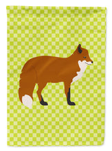 Load image into Gallery viewer, Red Fox Green Garden Flag - Outdoor Decorative Yard Flag