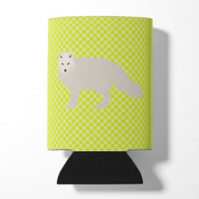 Load image into Gallery viewer, White Arctic Fox Green Can or Bottle Hugger BB7703CC