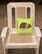 Load image into Gallery viewer, Coypu Nutria River Rat Green Fabric Decorative Pillow BB7705PW1818