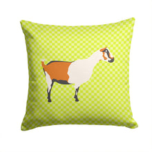 Load image into Gallery viewer, Alpine Goat Green Throw Pillow - 14x14 Decorative Pillow – Art for Your Home &amp; Patio BB7706PW1414