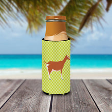Load image into Gallery viewer, Toggenburger Goat Green   Hugger for slim cans