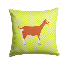 Load image into Gallery viewer, Toggenburger Goat Green Throw Pillow - 14x14 Decorative Pillow – Art for Your Home &amp; Patio BB7707PW1414