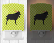 Load image into Gallery viewer, Verata Goat Green Ceramic Night Light BB7708CNL