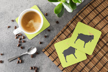 Load image into Gallery viewer, Verata Goat Green Foam Coaster  BB7708FC