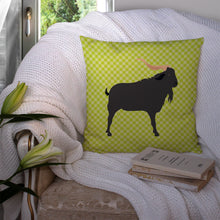 Load image into Gallery viewer, Verata Goat Green Throw Pillow - 14x14 Decorative Pillow – Art for Your Home &amp; Patio BB7708PW1414