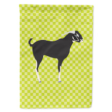 Load image into Gallery viewer, Black Bengal Goat Green Flag Canvas House Size BB7710CHF