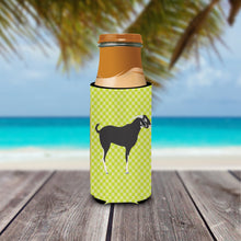 Load image into Gallery viewer, Black Bengal Goat Green   Hugger for slim cans