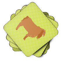 Load image into Gallery viewer, American Lamancha Goat Green Foam Coaster  BB7711FC