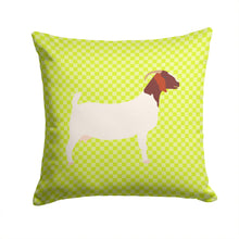 Load image into Gallery viewer, Boer Goat Green Throw Pillow - 14x14 Decorative Pillow – Art for Your Home &amp; Patio BB7712PW1414