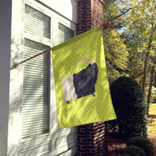 Load image into Gallery viewer, Welsh Black-Necked Goat Green Flag Canvas House Size BB7713CHF