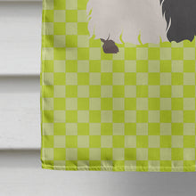 Load image into Gallery viewer, Welsh Black-Necked Goat Green Flag Canvas House Size BB7713CHF