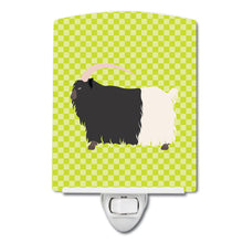 Load image into Gallery viewer, Welsh Black-Necked Goat Green Ceramic Night Light BB7713CNL