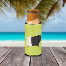 Load image into Gallery viewer, Welsh Black-Necked Goat Green   Hugger for slim cans