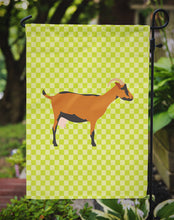 Load image into Gallery viewer, Oberhasli Goat Green Garden Flag - Outdoor Decorative Yard Flag
