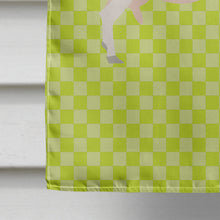 Load image into Gallery viewer, Saanen Goat Green Flag Canvas House Size BB7715CHF