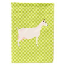 Load image into Gallery viewer, Saanen Goat Green Flag Canvas House Size BB7715CHF