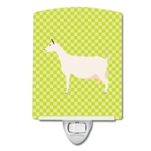 Load image into Gallery viewer, Saanen Goat Green Ceramic Night Light BB7715CNL