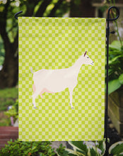 Load image into Gallery viewer, Saanen Goat Green Garden Flag - Outdoor Decorative Yard Flag