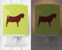 Load image into Gallery viewer, Kalahari Red Goat Green Ceramic Night Light BB7717CNL