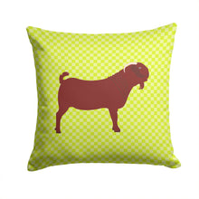 Load image into Gallery viewer, Kalahari Red Goat Green Throw Pillow - 14x14 Decorative Pillow – Art for Your Home &amp; Patio BB7717PW1414