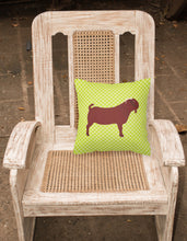 Load image into Gallery viewer, Kalahari Red Goat Green Fabric Decorative Pillow BB7717PW1818