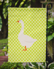 Load image into Gallery viewer, Embden Goose Green Garden Flag - Outdoor Decorative Yard Flag