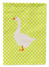 Load image into Gallery viewer, Embden Goose Green Garden Flag - Outdoor Decorative Yard Flag