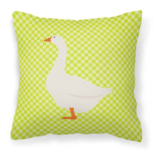 Load image into Gallery viewer, Embden Goose Green Fabric Decorative Pillow BB7718PW1818