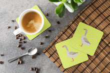 Load image into Gallery viewer, Steinbacher Goose Green Foam Coaster  BB7720FC