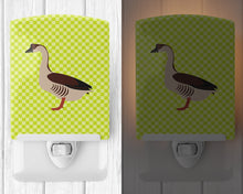 Load image into Gallery viewer, Chinese Goose Green Ceramic Night Light BB7722CNL