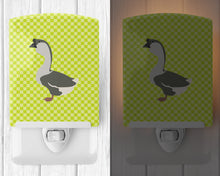 Load image into Gallery viewer, African Goose Green Ceramic Night Light BB7725CNL
