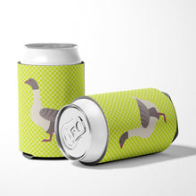 Load image into Gallery viewer, Buff Grey Back Goose Green Can or Bottle Hugger BB7727CC