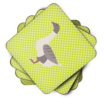 Load image into Gallery viewer, Buff Grey Back Goose Green Foam Coaster  BB7727FC