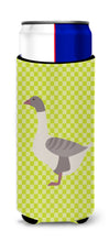 Load image into Gallery viewer, Buff Grey Back Goose Green   Hugger for slim cans