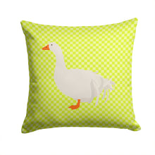 Load image into Gallery viewer, Sebastopol Goose Green Throw Pillow - 14x14 Decorative Pillow – Art for Your Home &amp; Patio BB7728PW1414