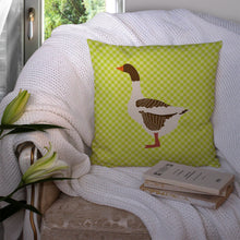 Load image into Gallery viewer, Pomeranian Rogener Goose Green Throw Pillow - 14x14 Decorative Pillow – Art for Your Home &amp; Patio BB7729PW1414