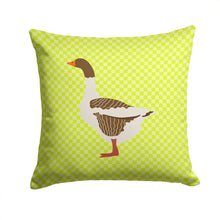 Load image into Gallery viewer, Pomeranian Rogener Goose Green Throw Pillow - 14x14 Decorative Pillow – Art for Your Home &amp; Patio BB7729PW1414