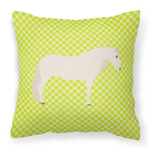 Load image into Gallery viewer, Paso Fino Horse Green Fabric Decorative Pillow BB7731PW1818