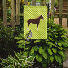 Load image into Gallery viewer, Percheron Horse Green Garden Flag - Outdoor Decorative Yard Flag