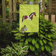 Load image into Gallery viewer, Pinto Horse Green Garden Flag - Outdoor Decorative Yard Flag