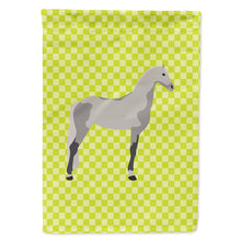 Load image into Gallery viewer, Orlov Trotter Horse Green Flag Canvas House Size BB7734CHF