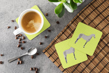 Load image into Gallery viewer, Orlov Trotter Horse Green Foam Coaster  BB7734FC
