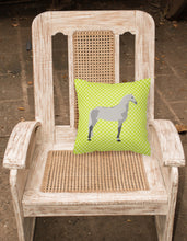 Load image into Gallery viewer, Orlov Trotter Horse Green Fabric Decorative Pillow BB7734PW1818