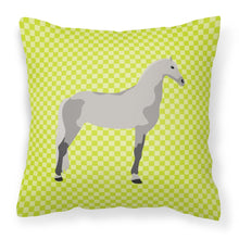 Load image into Gallery viewer, Orlov Trotter Horse Green Fabric Decorative Pillow BB7734PW1818