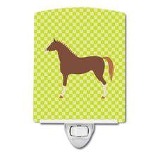 Load image into Gallery viewer, Hanoverian Horse Green Ceramic Night Light BB7735CNL