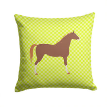 Load image into Gallery viewer, Hanoverian Horse Green Throw Pillow - 14x14 Decorative Pillow – Art for Your Home &amp; Patio BB7735PW1414