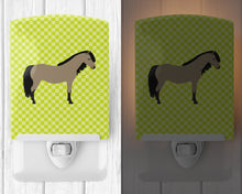 Load image into Gallery viewer, Welsh Pony Horse Green Ceramic Night Light BB7736CNL