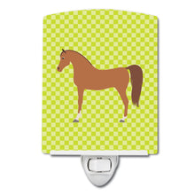 Load image into Gallery viewer, Arabian Horse Green Ceramic Night Light BB7737CNL