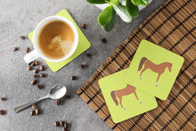Load image into Gallery viewer, Arabian Horse Green Foam Coaster  BB7737FC