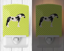 Load image into Gallery viewer, Cyldesdale Horse Green Ceramic Night Light BB7738CNL